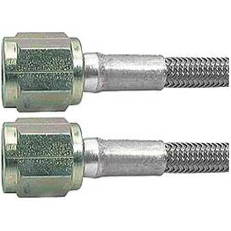 Allstar Performance 28 in. No. 3 Braided Steel Lines with Two -4 Stright Ends ALL46310-28